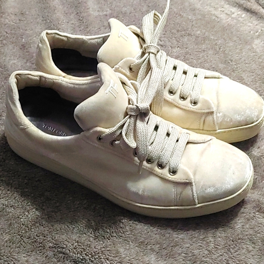 *SOLD.* Tom Ford Velvet Russel Low Sneakers